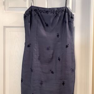 Navy Blue Mini Dress